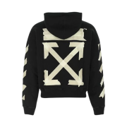 Off-White Tape Arrow Over Hoodie Black