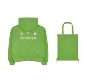 IAB Studio Pigment Hoodie & Sack Apple Green