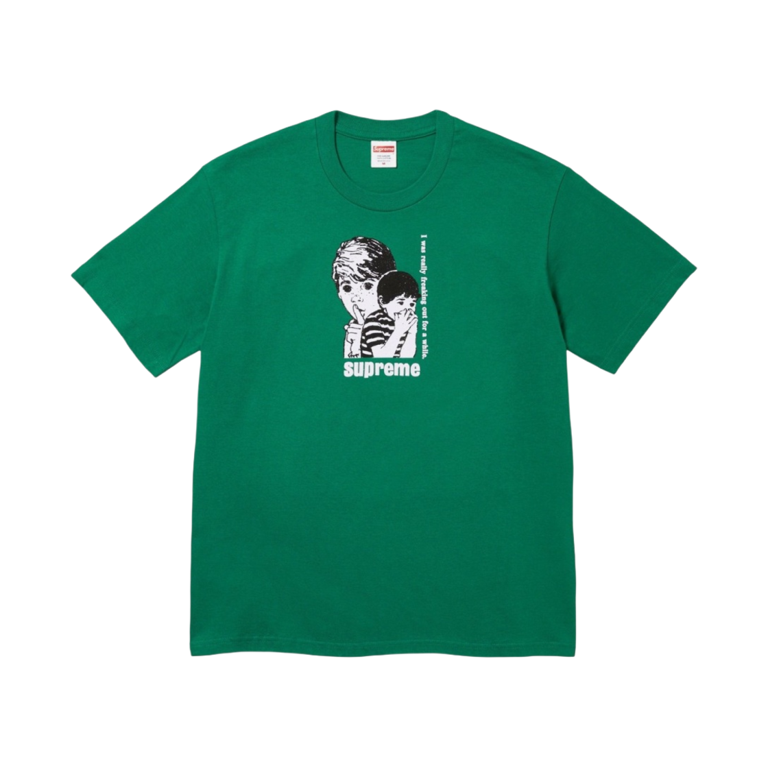슈프림 프리킹 아웃 티셔츠 라이트 파인 - 23FW(Supreme Freaking Out T-Shirt Light Pine - 23FW) - 1