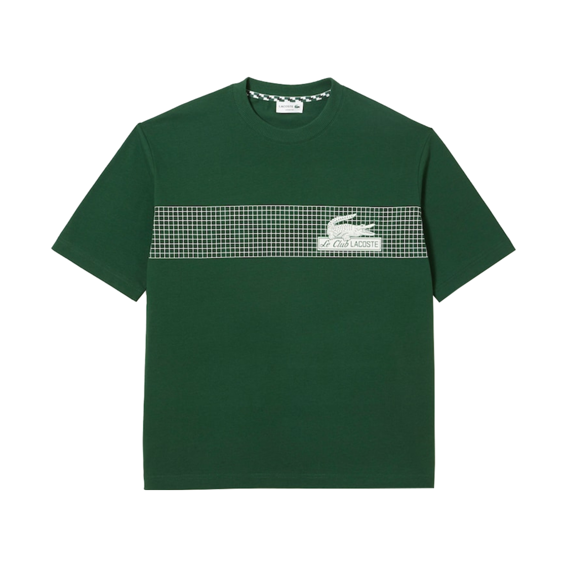 라코스테 네오 헤리티지 네트 프린트 티셔츠 그린(Lacoste Neo Heritage Net Print T-Shirt Green) - 1