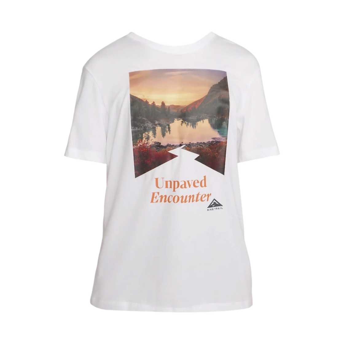 FD0121-100 Nike Trail Dri-Fit Running T-Shirt White - Asia
