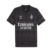 Puma x Pleasures AC Milan  2023/24 4th Jersey Authentic Puma Black Asphalt (Non Marking Ver.)