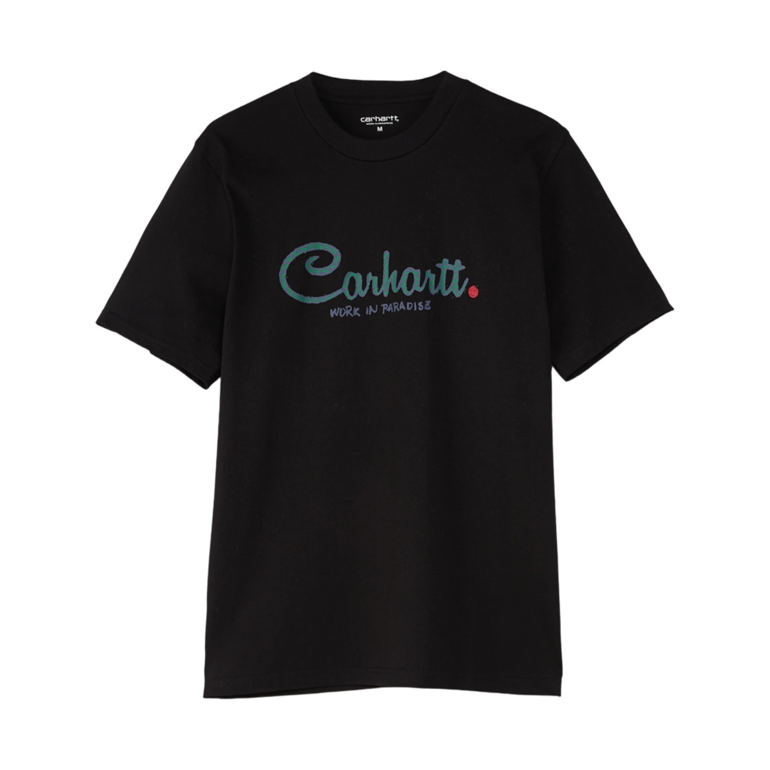 I033948-89-XX Carhartt WIP Paradise Script Short Sleeve T-Shirt Black