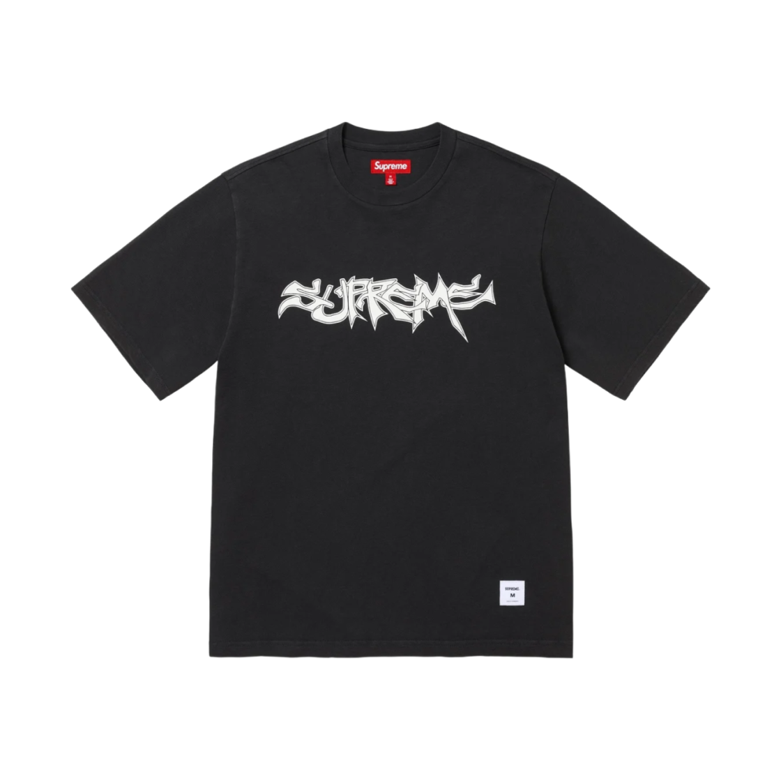 슈프림 멘탈 숏슬리브 탑 블랙 - 25SS