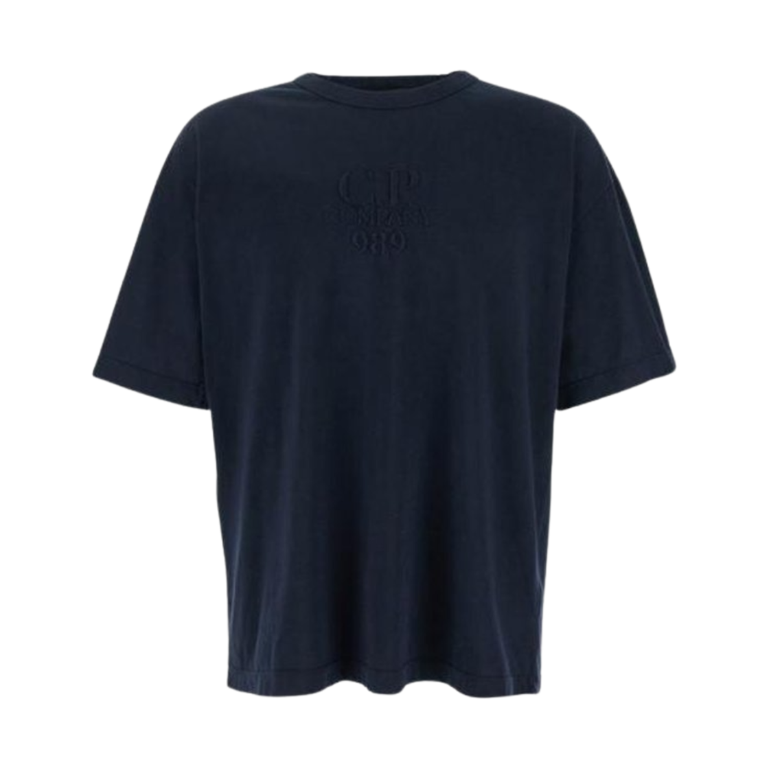 18CMTS284A005697G888 C.P. Company Over Logo T-Shirt Total Eclipse Blue - 25SS