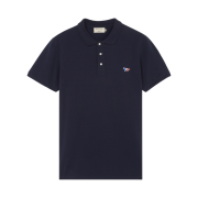 Maison Kitsune Tricolor Fox Patch Classic Polo Navy