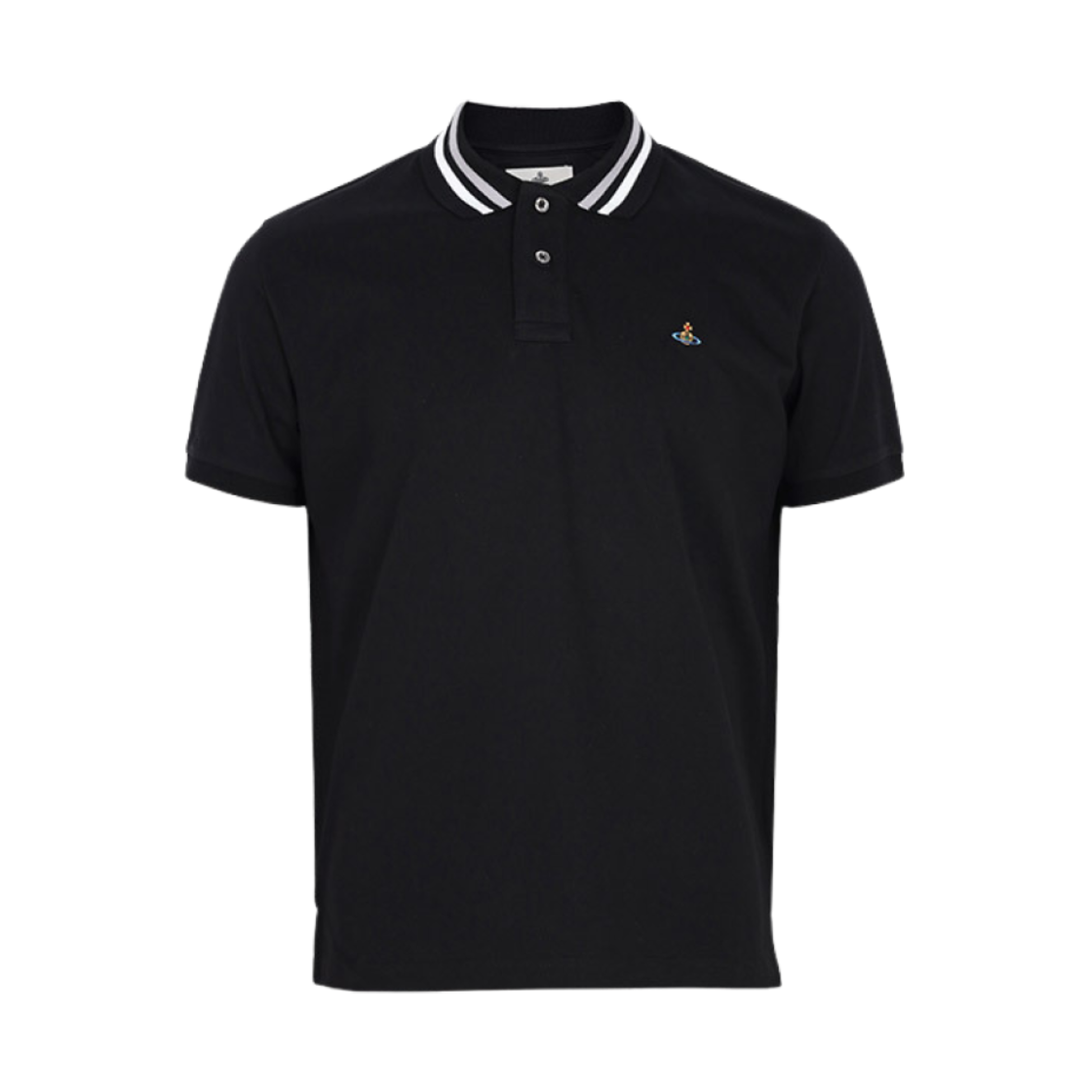 2H01000I-J0009-N401 Vivienne Westwood Classic Polo Black - Gray