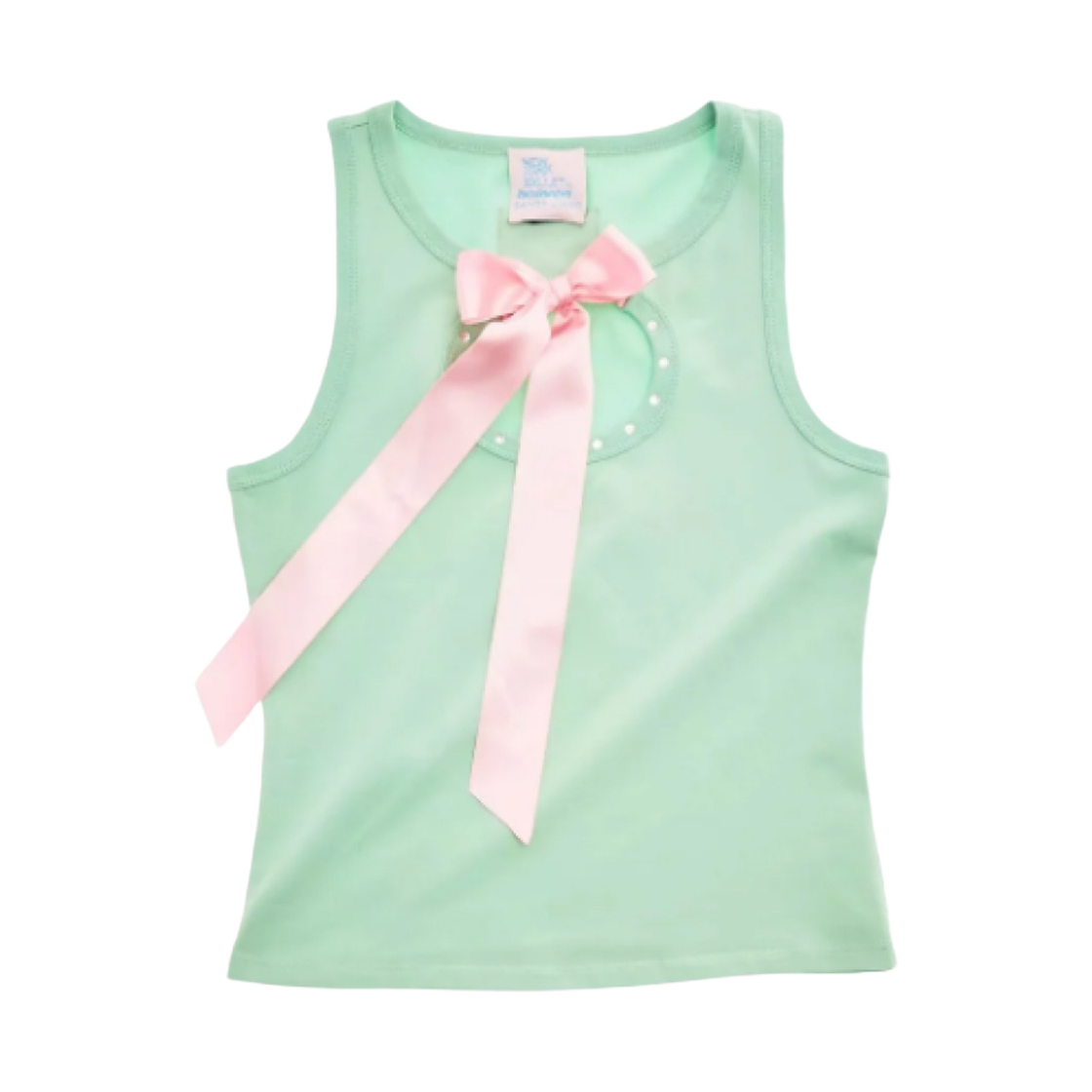 (W) 헤븐 바이 마크 제이콥스 x 샌디 리앙 리본 탱크 그린((W) Heaven by Marc Jacobs x Sandy Liang Ribbon Tank Green)