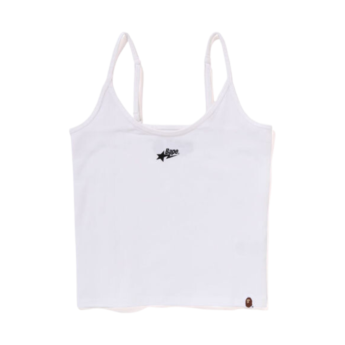 (W) 베이프 스타 로고 캐미솔 화이트