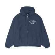 Stussy Varsity Zip Hoodie Navy