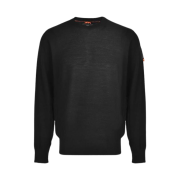 Parajumpers Wappen Patch Knit Black - 23FW