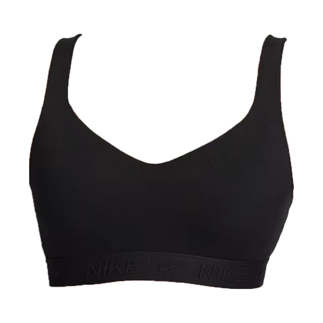 (W) 나이키 인디 하이 서포트 패드 어드저스터블 스포츠 브라 블랙 - 아시아((W) Nike Indy High Support Padded Adjustable Sports Bra Black - Asia)