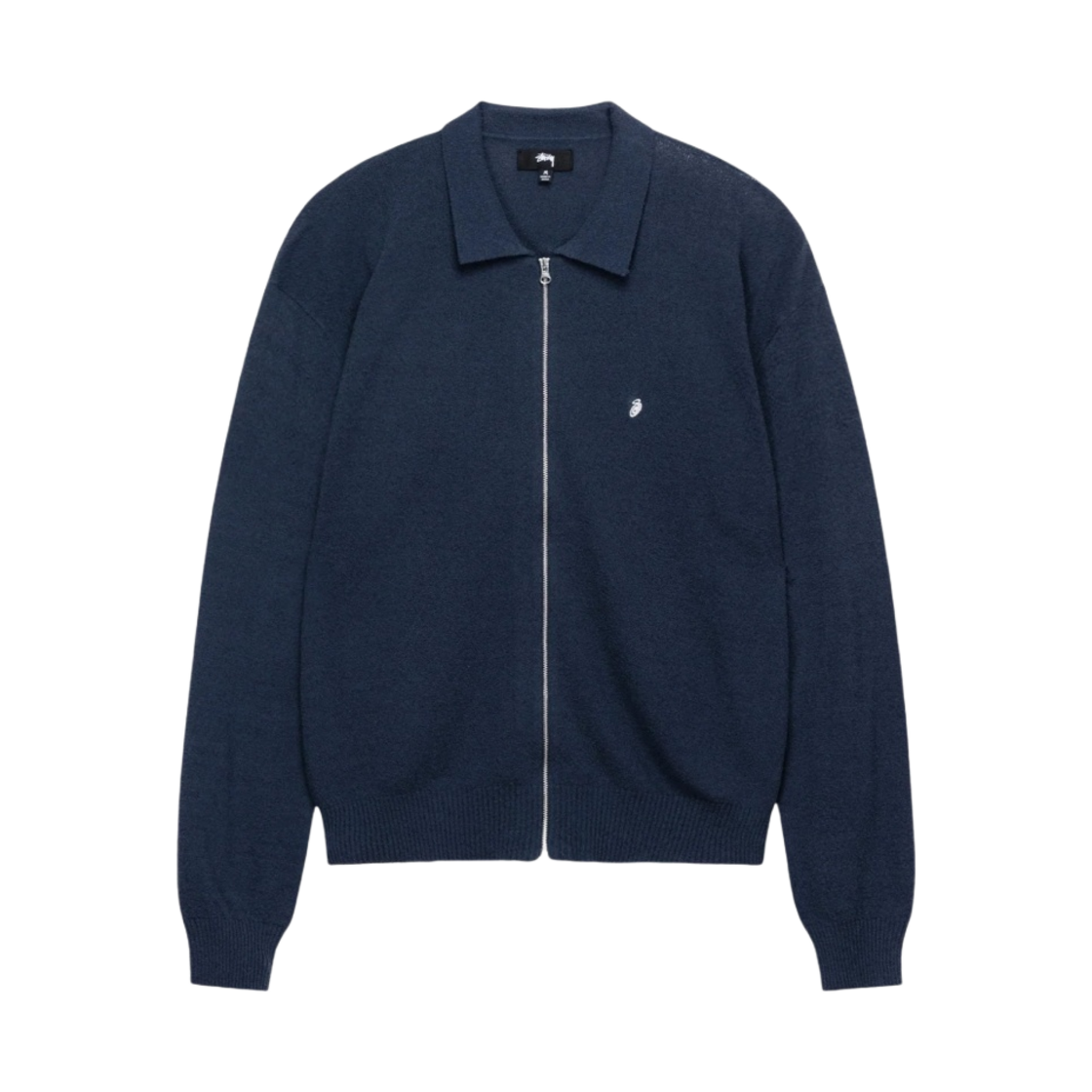 스투시 라이트웨이트 롱슬리브 집 폴로 네이비(Stussy Lightweight LS Zip Polo Navy) - 1