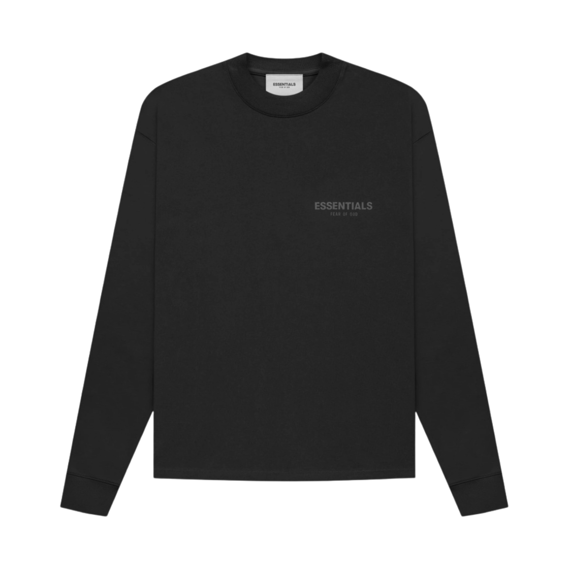 에센셜 코어 컬렉션 롱슬리브 티셔츠 블랙
