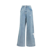 (W) Adidas Adibreak Denim Pants Blue - KR sizing