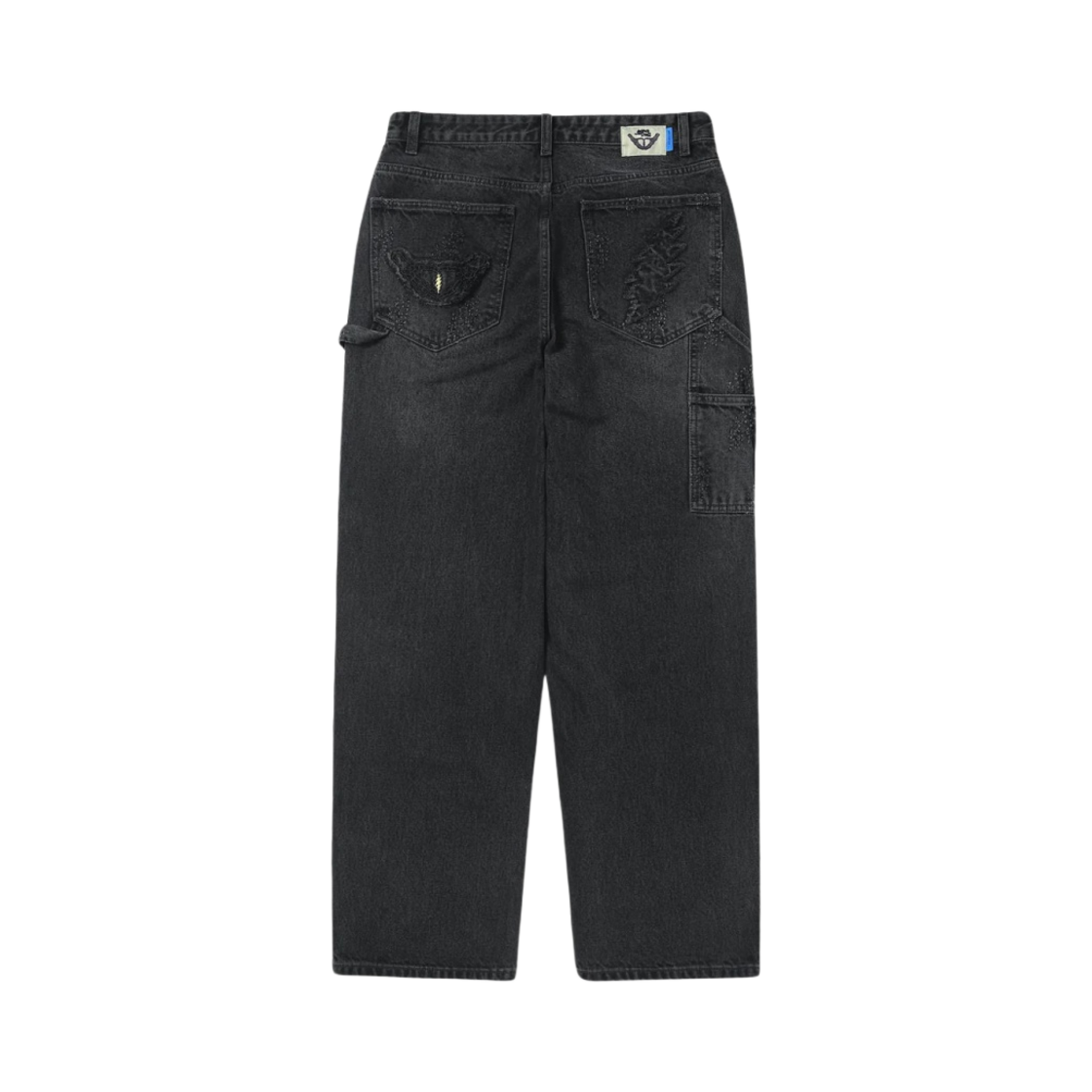 디스이즈네버댓 x 그레이트풀 데드 라이트닝 데님 카펜터 팬츠 블랙(Thisisneverthat x Grateful Dead Lightning Denim Carpenter Pant Black) - 2