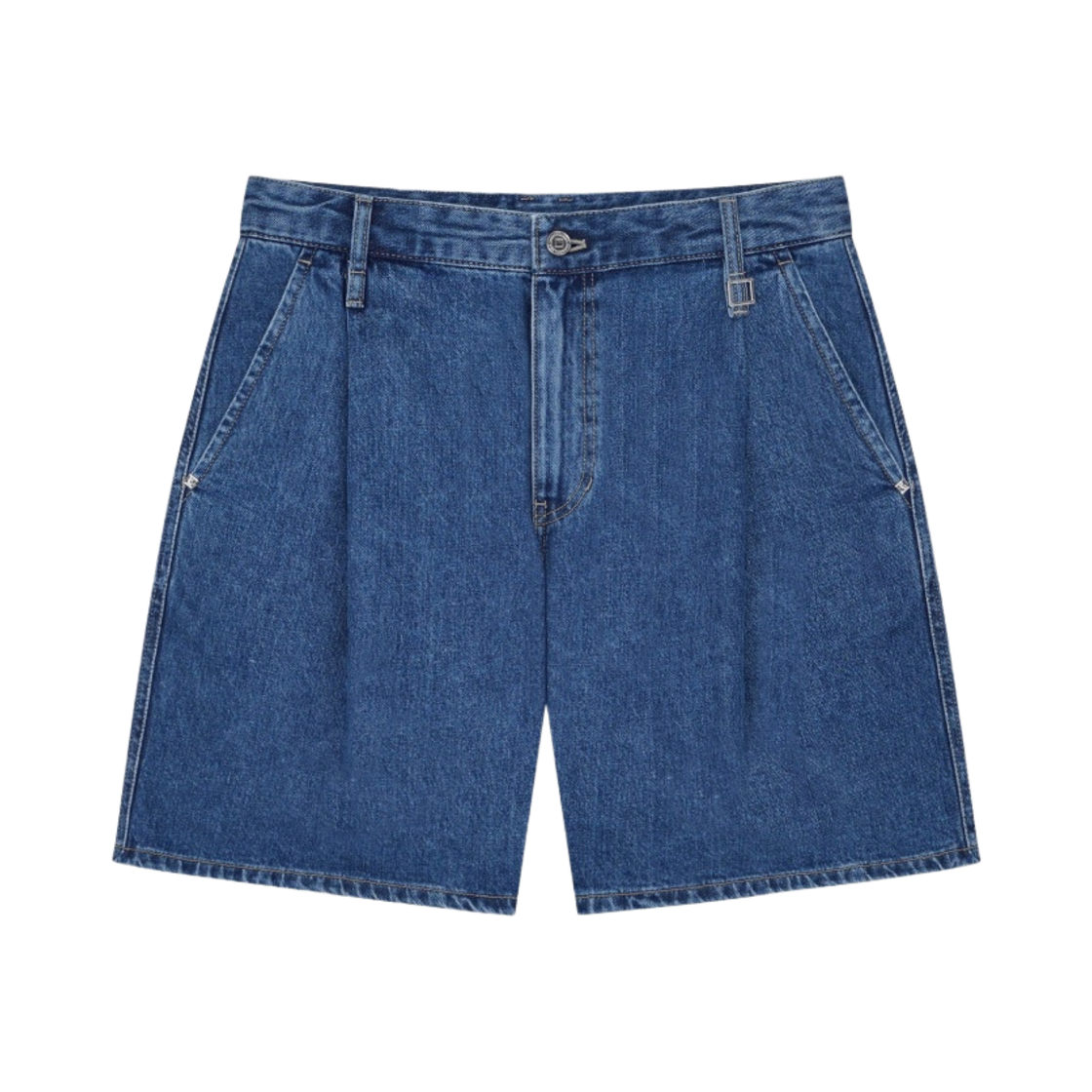 우영미 데님 숏 팬츠 블루 - 23SS
