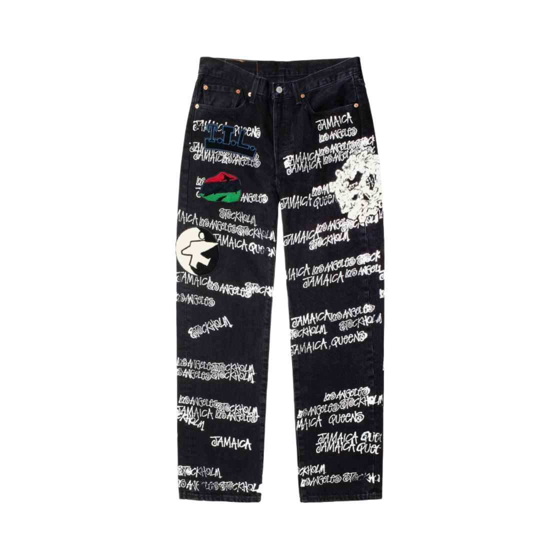 40090455 Stussy x Our Legacy x Denim Tears TTL 501 Jean Black
