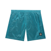Stone Island B0943 Nylon Metal in Econyl Regenerated Nylon Swimming Trunk Turquoise - 22FW