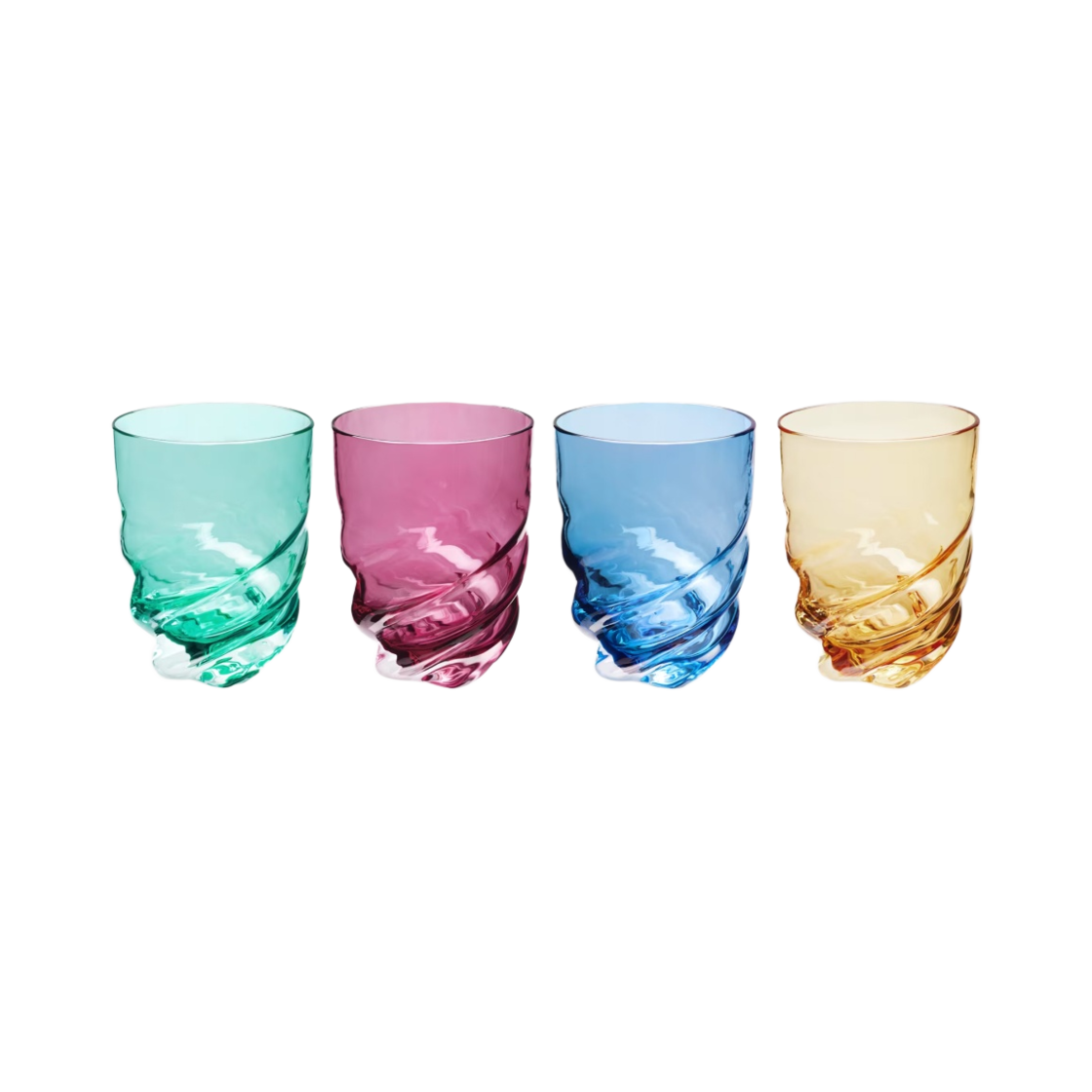 루이비통 트위스트 글래스 멀티컬러 (4개 세트)(Louis Vuitton Twist Glasses Multicolor (Set of 4))