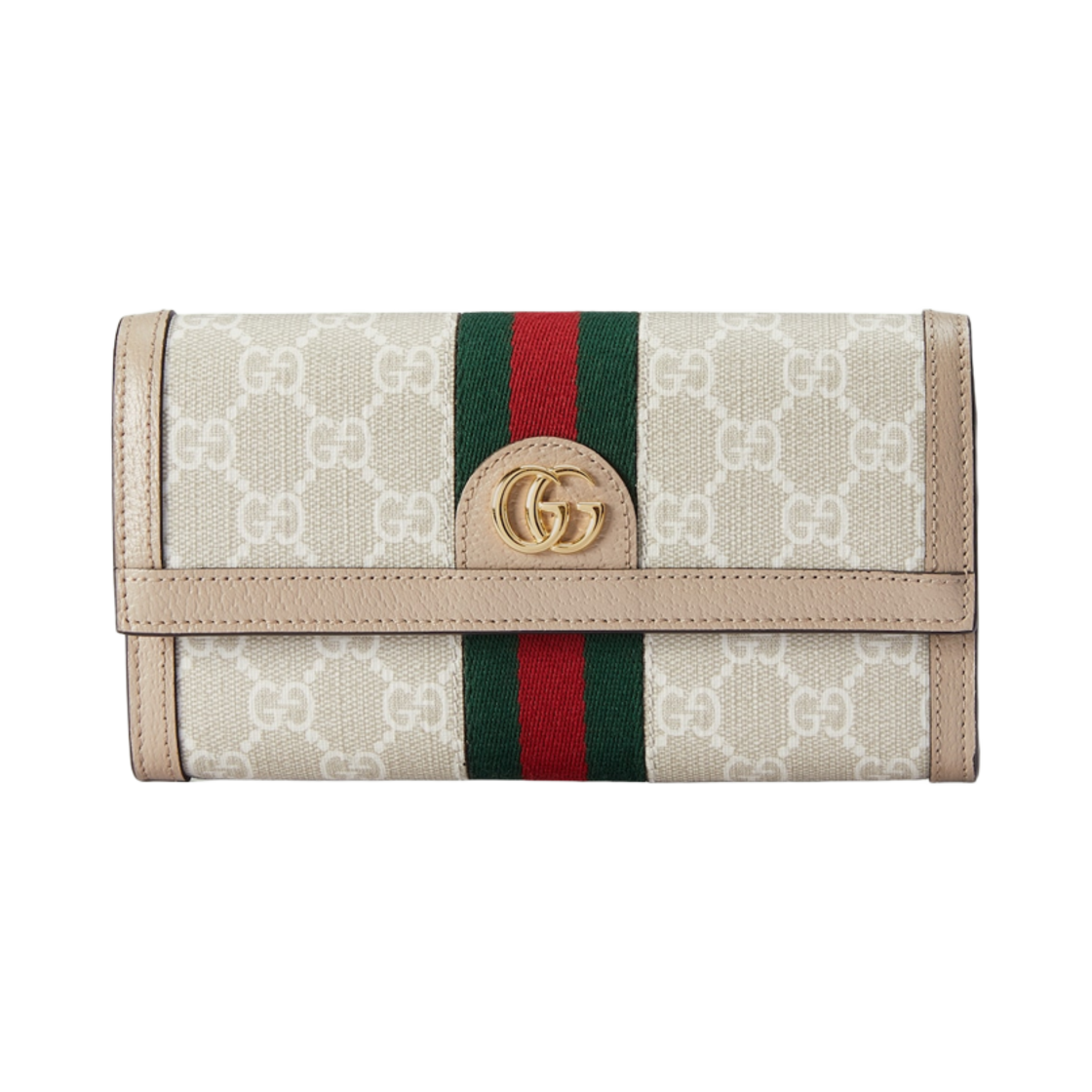 523153-UULAG-9682 Gucci Ophidia GG Continental Wallet Beige White Supreme