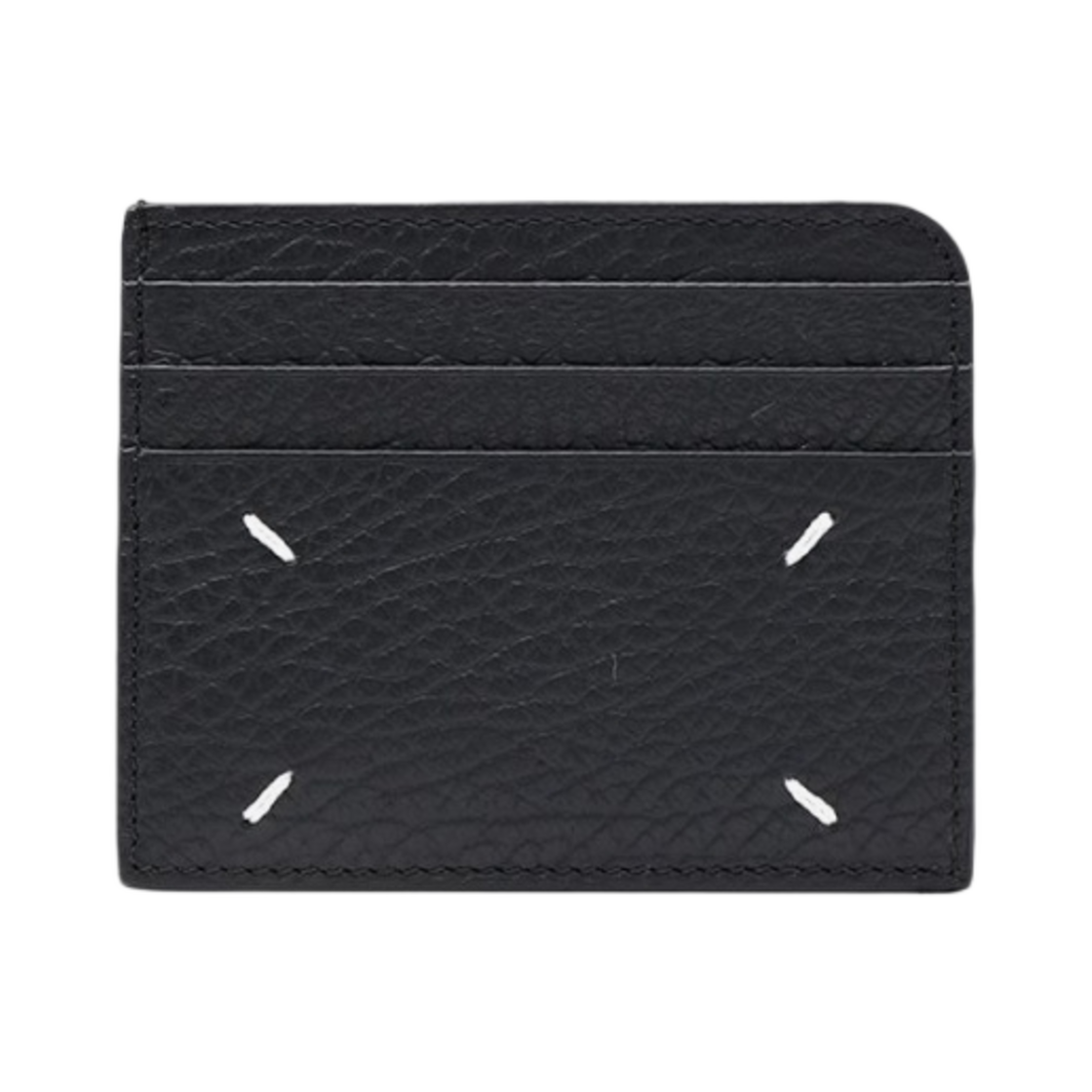메종 마르지엘라 넘버링 로고 그레이니 레더 카드 홀더 블랙(Maison Margiela Numbers Logo Grainy Leather Card Holder Black) - 2