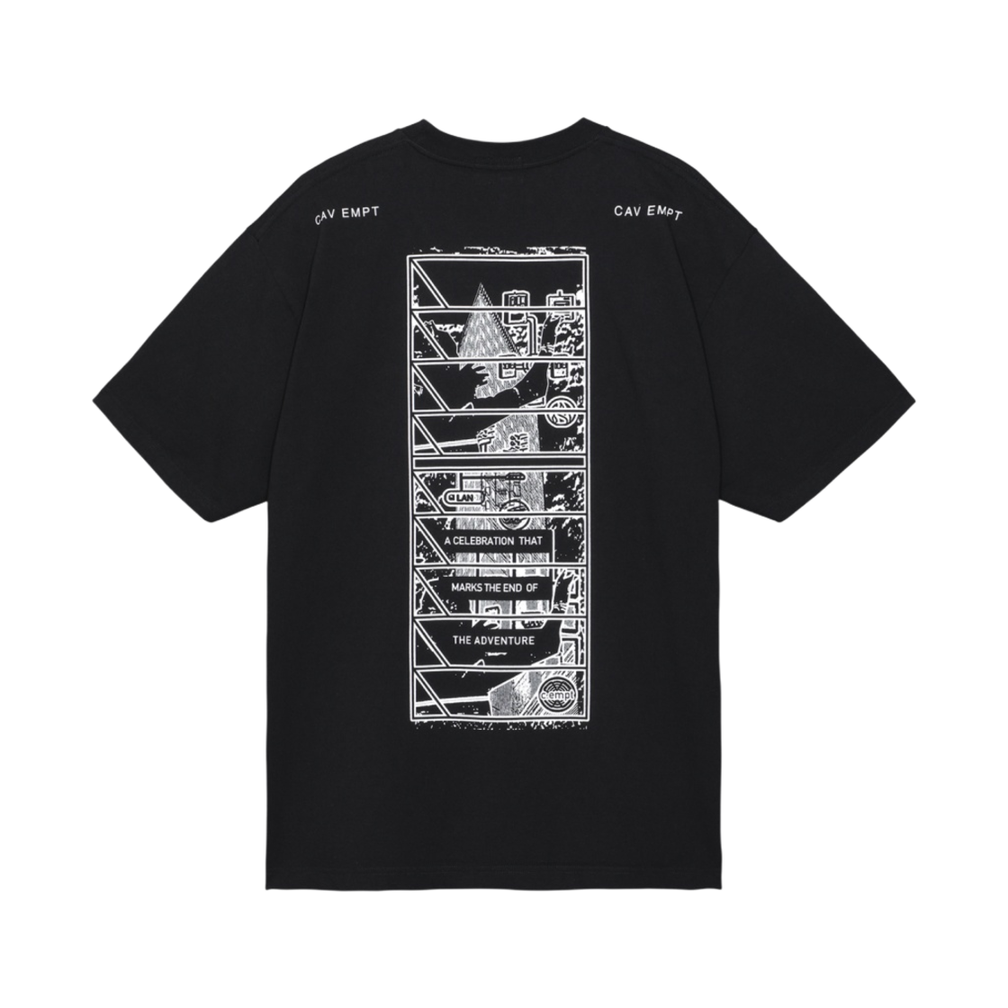 카브엠트 마크 더 앤드 오브 티셔츠 블랙 - 23SS(Cav Empt Marks The End Of T-Shirt Black - 23SS) - 2