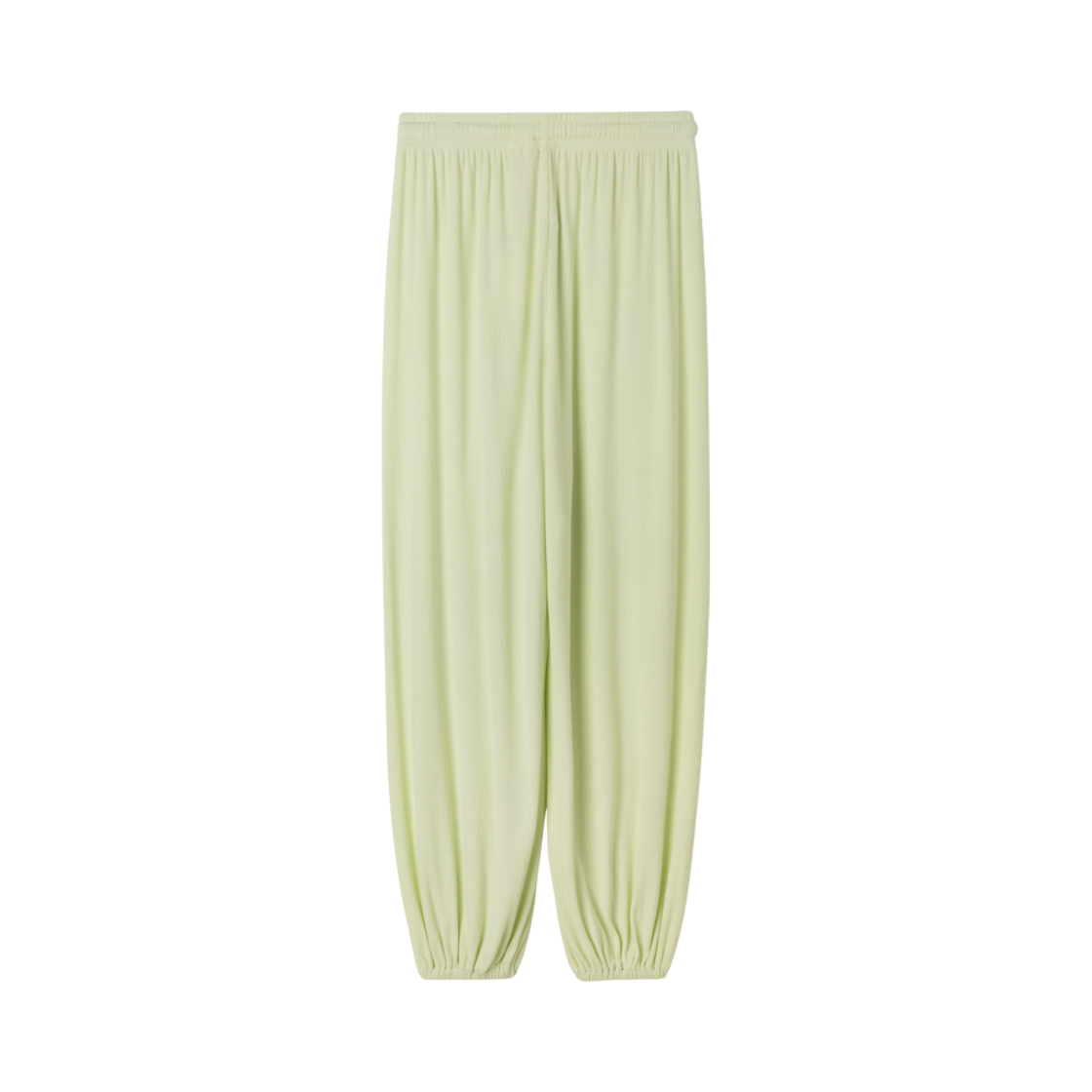 (W) 부디 무드라 립 조거 팬츠 #1 라임 크림((W) Budhi Mudra Rib Jogger Pants #1 Lime Cream) - 2