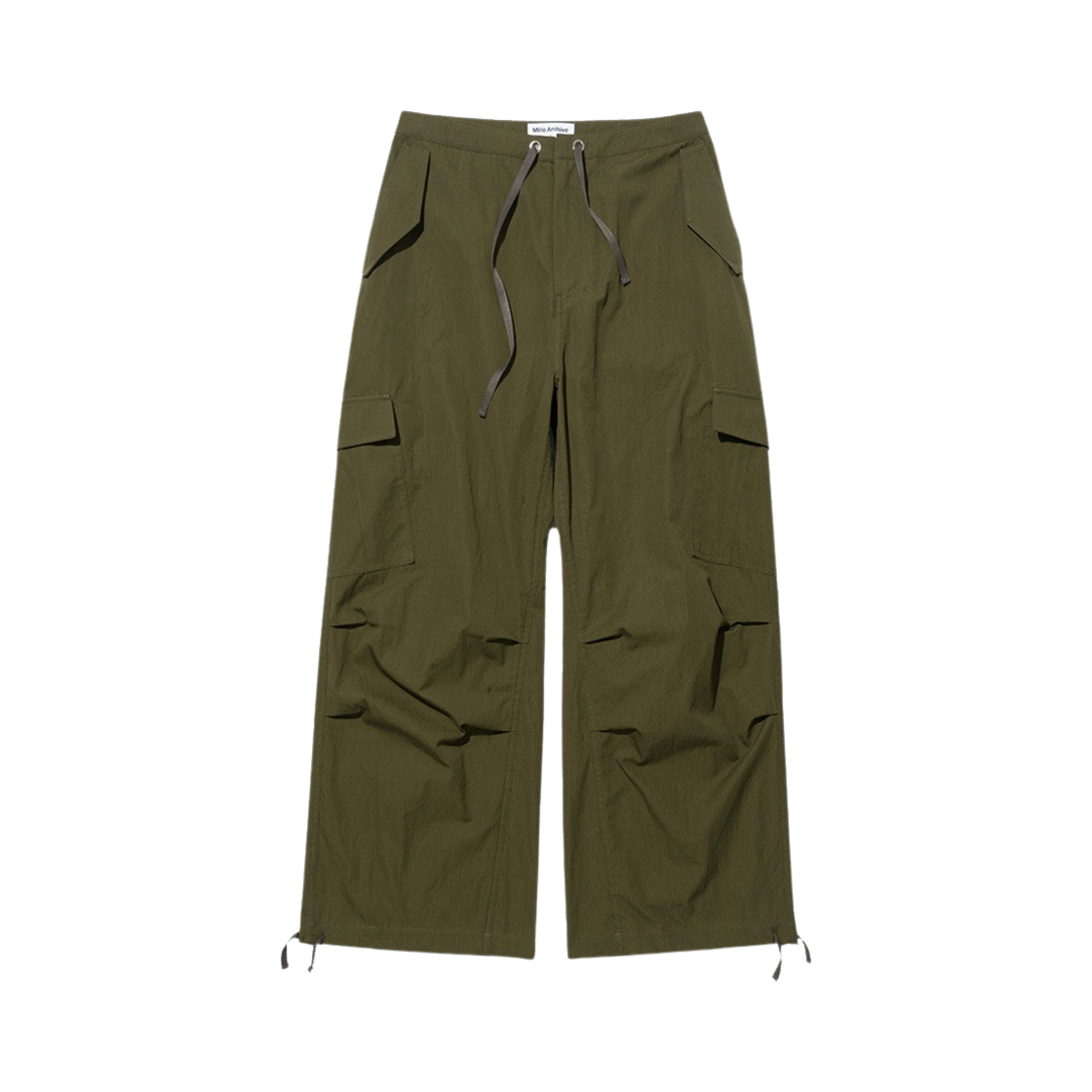 밀로 우먼 맥시 파라슈트 카고 팬츠 카키