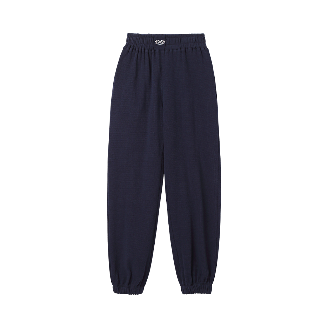 LPT-JG-WF-NV Menasoo Track Logo Waffle Jogger Pants Navy