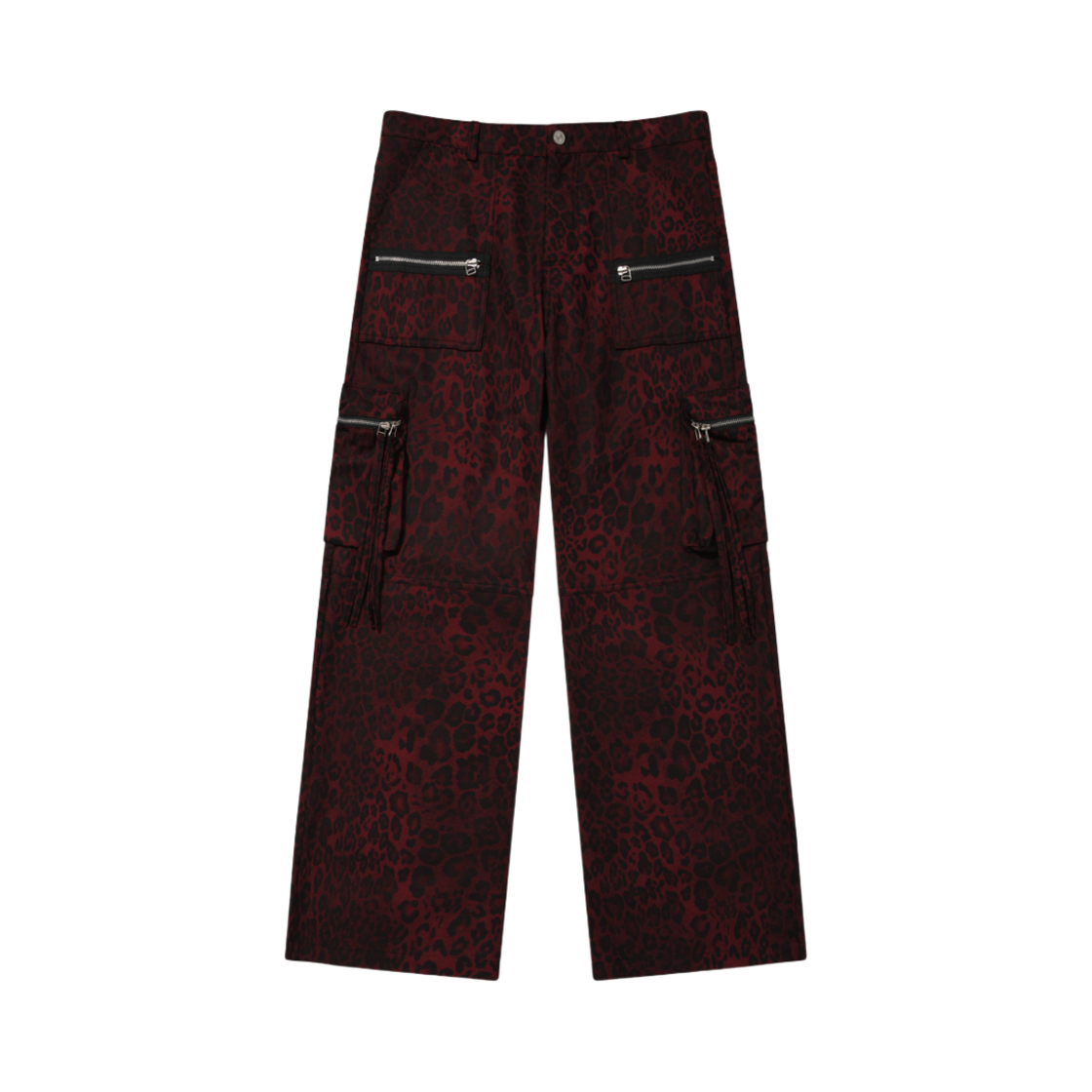 25SPCLPT002-BU PHOS333 Moldy Versatile Zipper Pants Burgundy