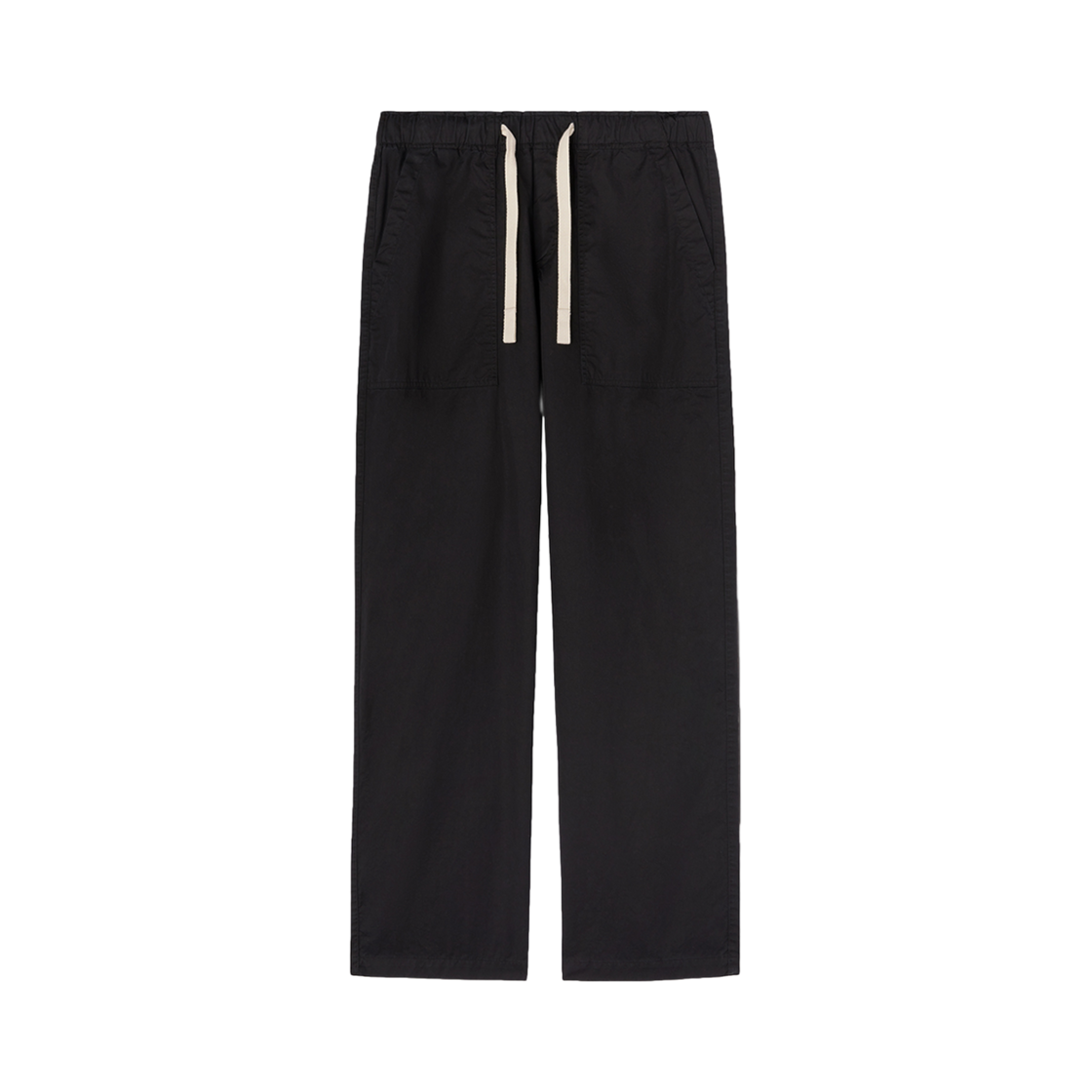 팜엔젤스 커브드 로고 루즈 팬츠 블랙(PALM ANGELS Curved Logo Loose Pants Black)