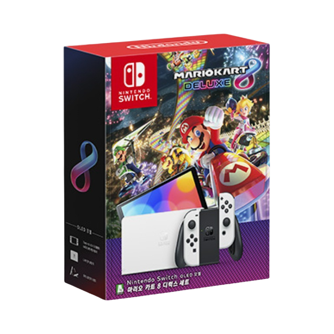 닌텐도 스위치 OLED 마리오카트 8 디럭스 화이트 에디션 (국내 정식 발매 제품)(Nintendo Switch OLED Mariokart 8 Deluxe White Edition (Korean Ver.)) - 2