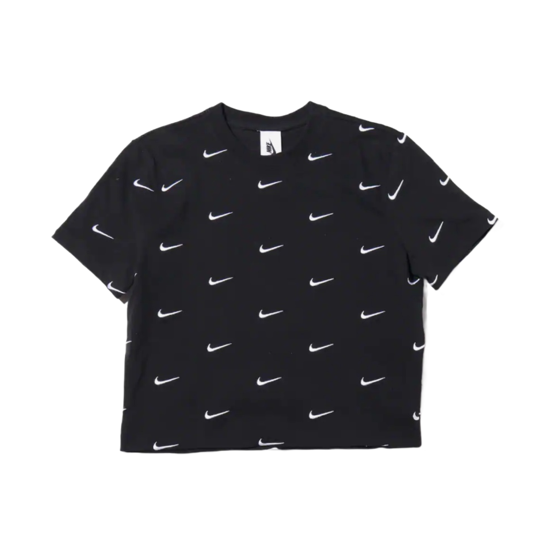 CK4092-010 (W) Nike NRG Swoosh Logo T-Shirt Black