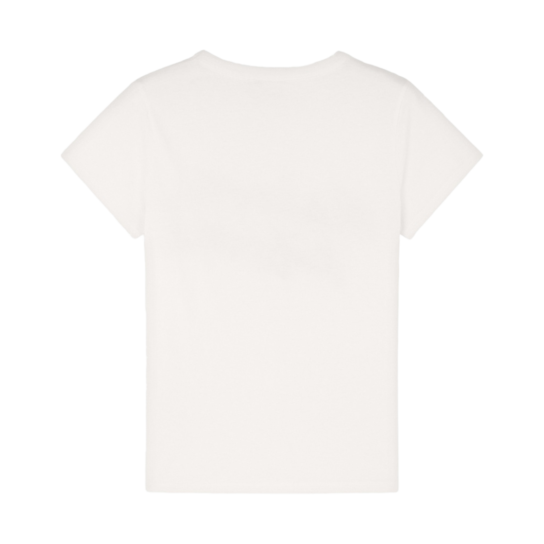 (W) 메종 키츠네 핸드라이팅 클래식 티셔츠 라떼((W) Maison Kitsune Handwriting Classic T-Shirt Latte) - 2