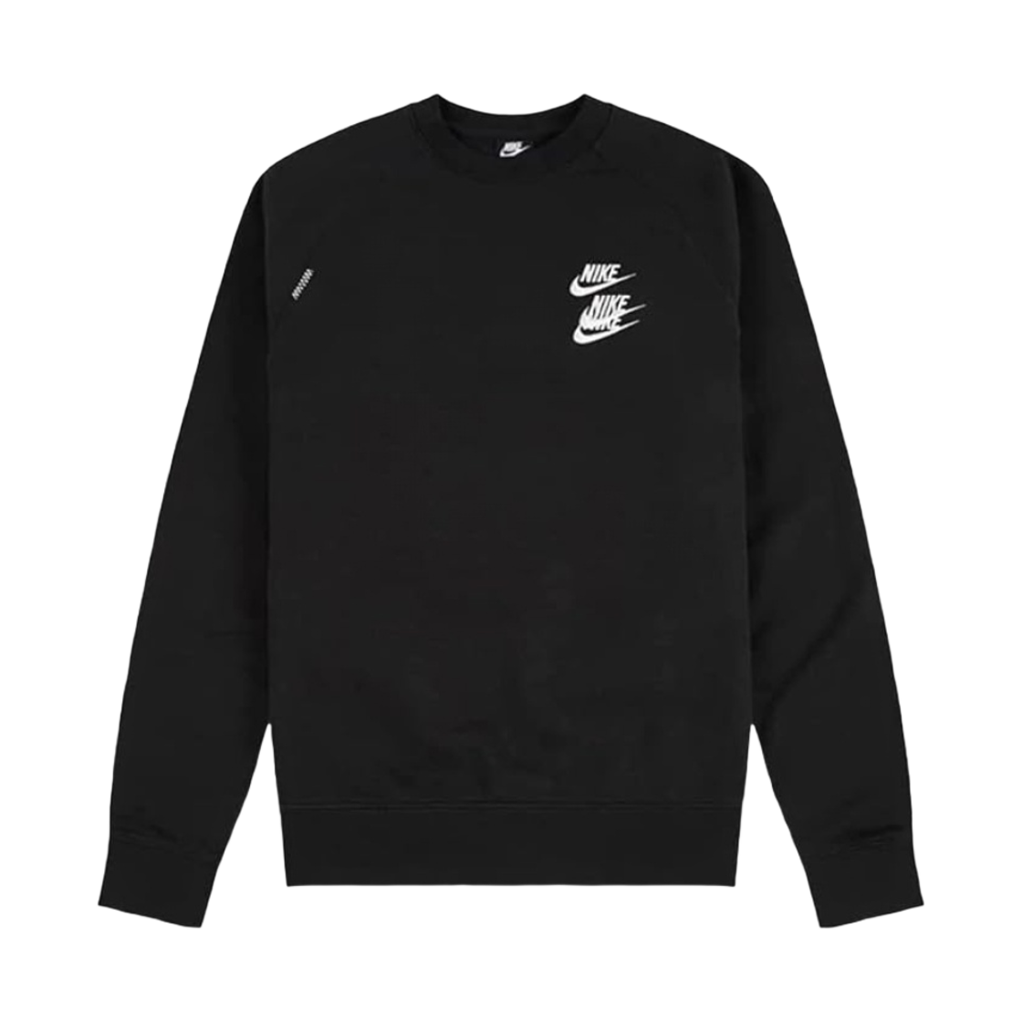 나이키 NSW 월드투어 프렌치 테리 크루넥 스웨트셔츠 블랙 - 아시아(Nike NSW World Tour French Terry Crewneck Sweatshirt Black - Asia) - 2
