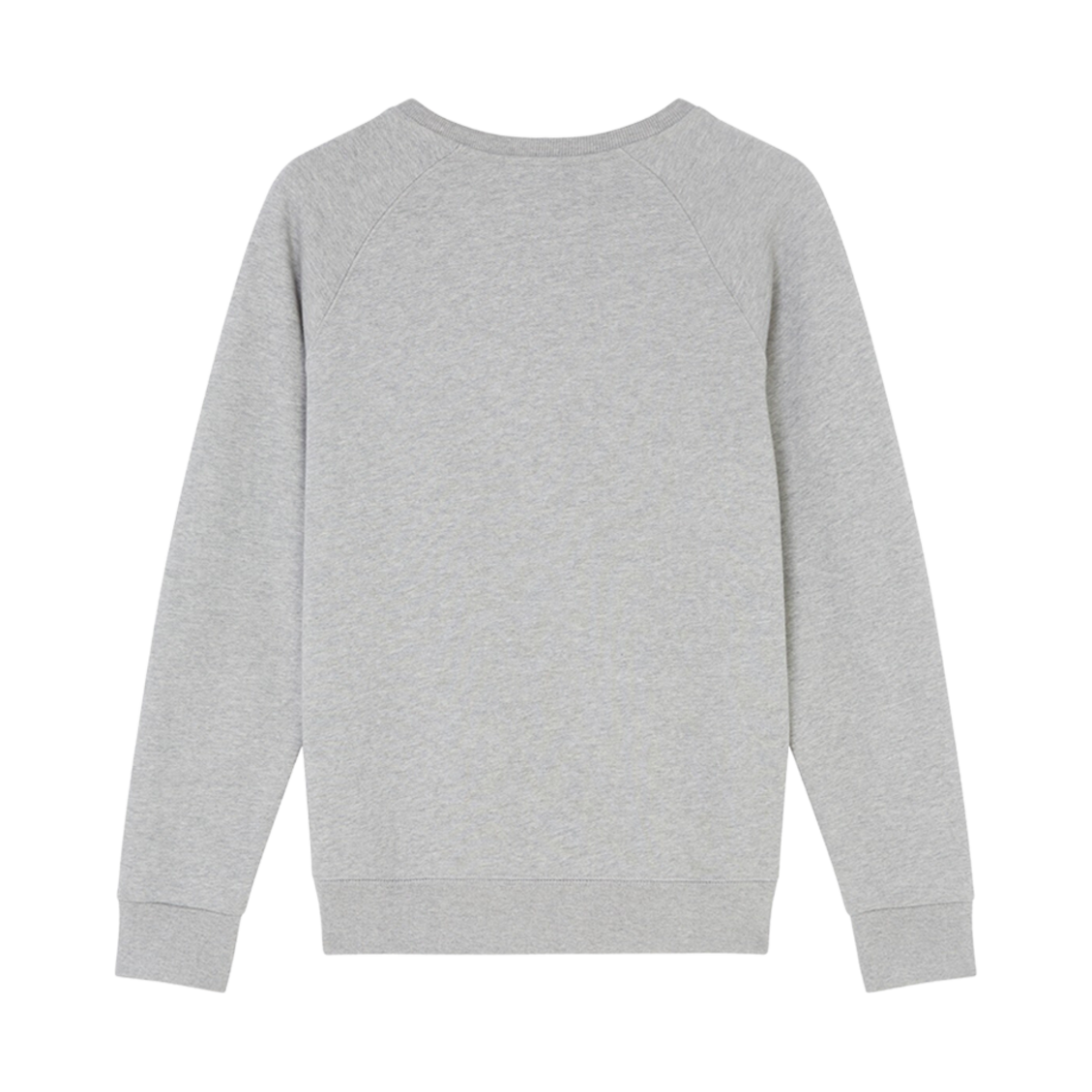 메종 키츠네 스웨트셔츠 트라이컬러 폭스 패치 그레이 멜란지(Maison Kitsune Sweatshirt Tricolor Fox Patch Grey Melange) - 2
