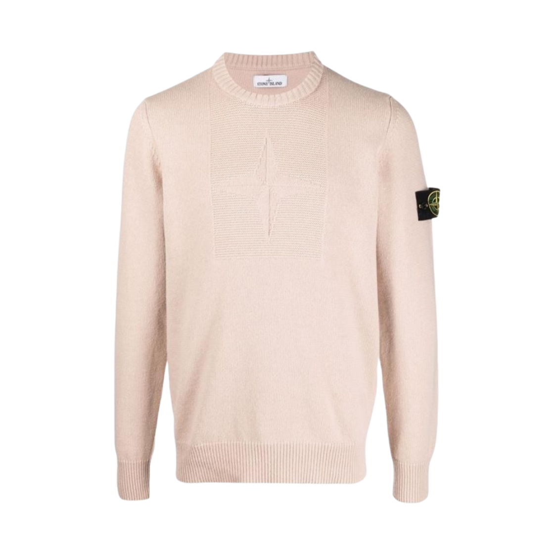 스톤 아일랜드 503A7 컴포트 울 코튼 니트 앤티크 로즈 - 21FW(Stone Island 503A7 Comfort Wool Cotton Knit Antique Rose - 21FW) - 1