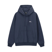 Stussy Stock Logo Hoodie Navy