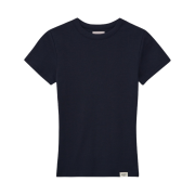 (W) Glowny G Classic Fitted T-Shirt Navy