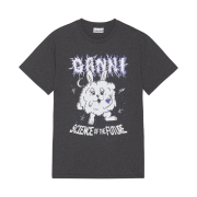 (W) Ganni Relaxed Bunny T-Shirt Phantom
