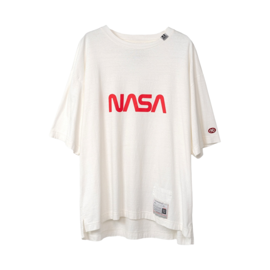 A12TS662-WHITE Maison Mihara Yasuhiro NASA Printed T-Shirt White