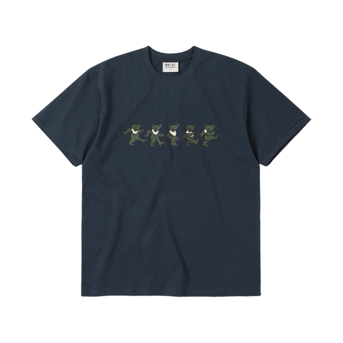 디스이즈네버댓 x 그레이트풀 데드 댄싱 베어 티셔츠 네이비(thisisneverthat x Grateful Dead Dancing Bears T-Shirt Navy)