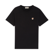 Maison Kitsune Fox Head Patch Classic T-Shirt Black