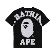 (W) BAPE Big College Relaxed Fit T-Shirt Black