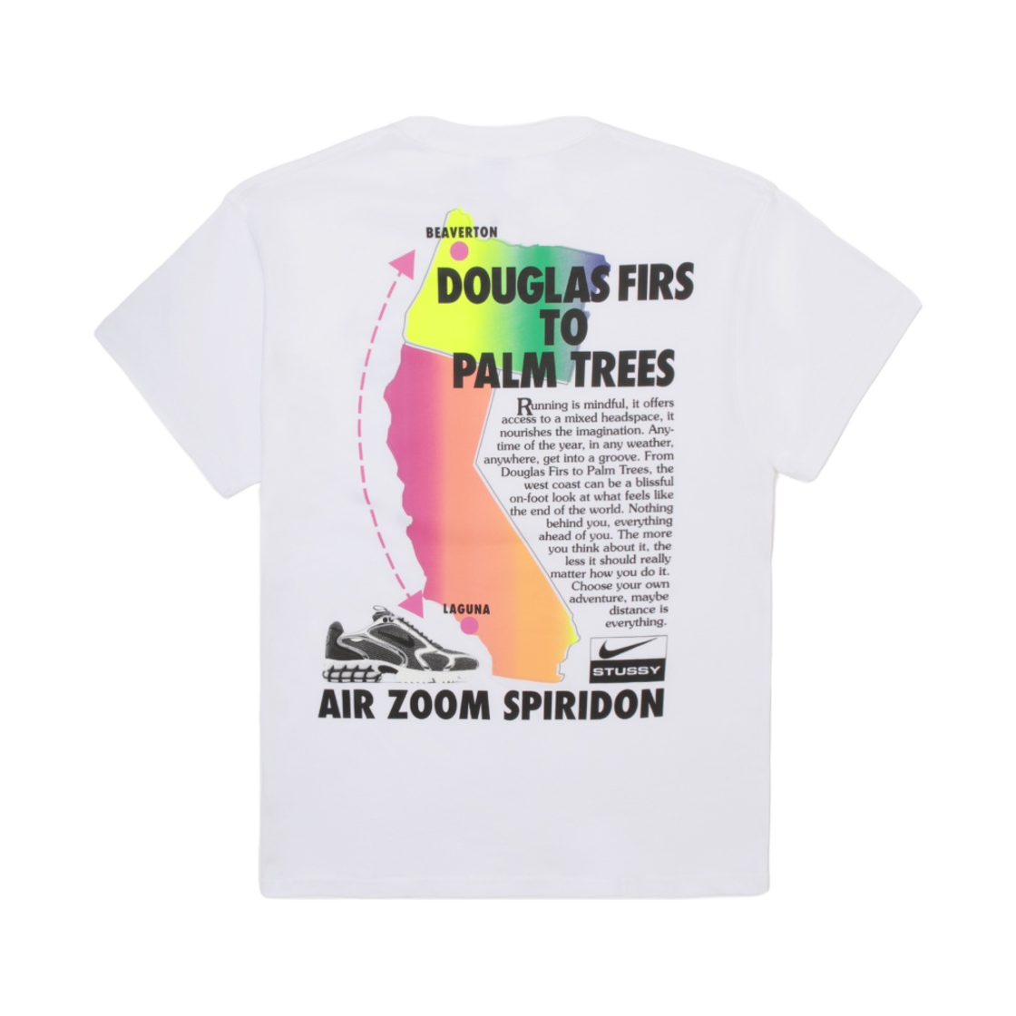 나이키 x 스투시 SS BR 스피리돈 티셔츠 화이트 - 아시아(Nike x Stussy SS BR Spiridon T-Shirt White - Asia)