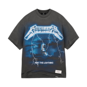Represent x Metallica Ride The Lightning SS T-Shirt Vintage Grey - 25SS