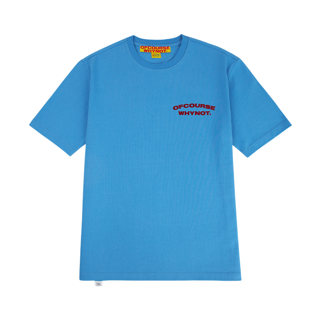 오브콜스와이낫 블라 블라 티셔츠 블루(ofcoursewhynot Blah Blah T-Shirt Blue)