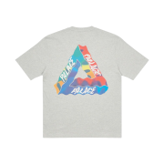 Palace Tri-Visions T-Shirt Grey Marl - 22SS