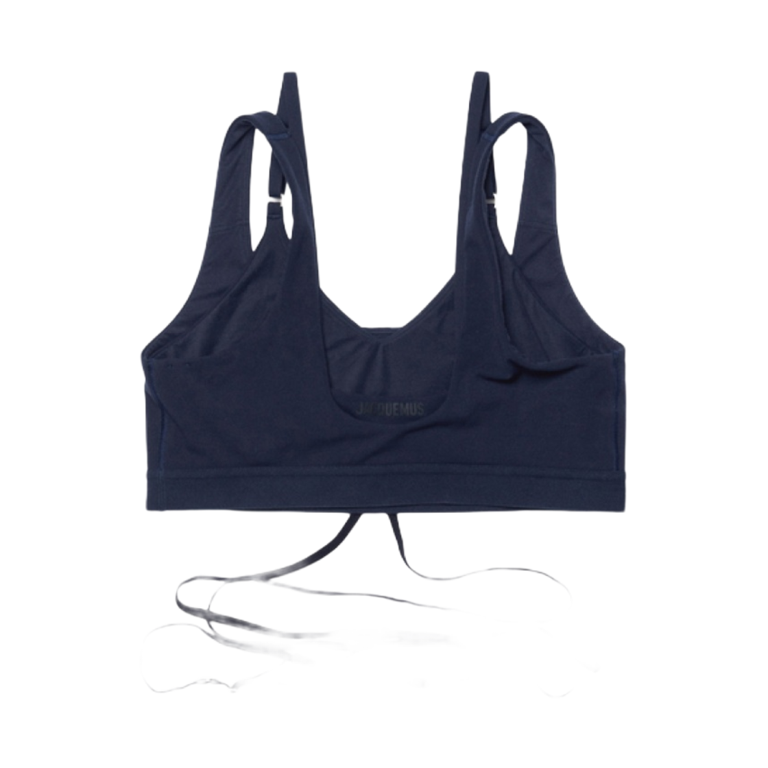 (W) 나이키 x 자크뮈스 NRG 라이트 서포트 스포츠 브라 다크 옵시디언 - 아시아((W) Nike x Jacquemus NRG Light Support Sports Bra Dark Obsidian - Asia)